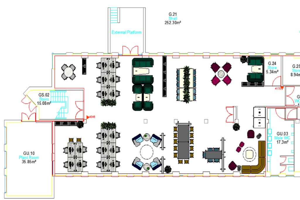 space planning office fit out