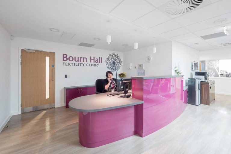 Bourn Hall Fertility Clinic Reception Design