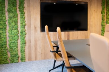 Office meeting room refurbishment project in Nuneaton
